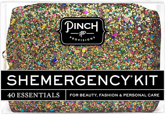 Pinch Provisions Shemergency Kit for Her, 40 Emergency Essential Items, Compact, Multi-Functional Pouch, Gift for Women, Birthday, Bachelorette Parties, and More!-BrightBean Baby