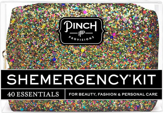 Pinch Provisions Shemergency Kit for Her, 40 Emergency Essential Items, Compact, Multi-Functional Pouch, Gift for Women, Birthday, Bachelorette Parties, and More!-BrightBean Baby