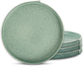 Stone Lain Bao 4-Piece Dinner Plate Set Stoneware, Green