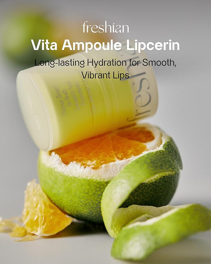 Vitamin Ampoule Lipcerin (01 Enriched, 0.5fl oz) - Moisturizing & Nourishing Lip Gloss Balm, Overnight Korean Skin Care Sleeping Mask. Vitamin C, Vegan.-BrightBean Baby