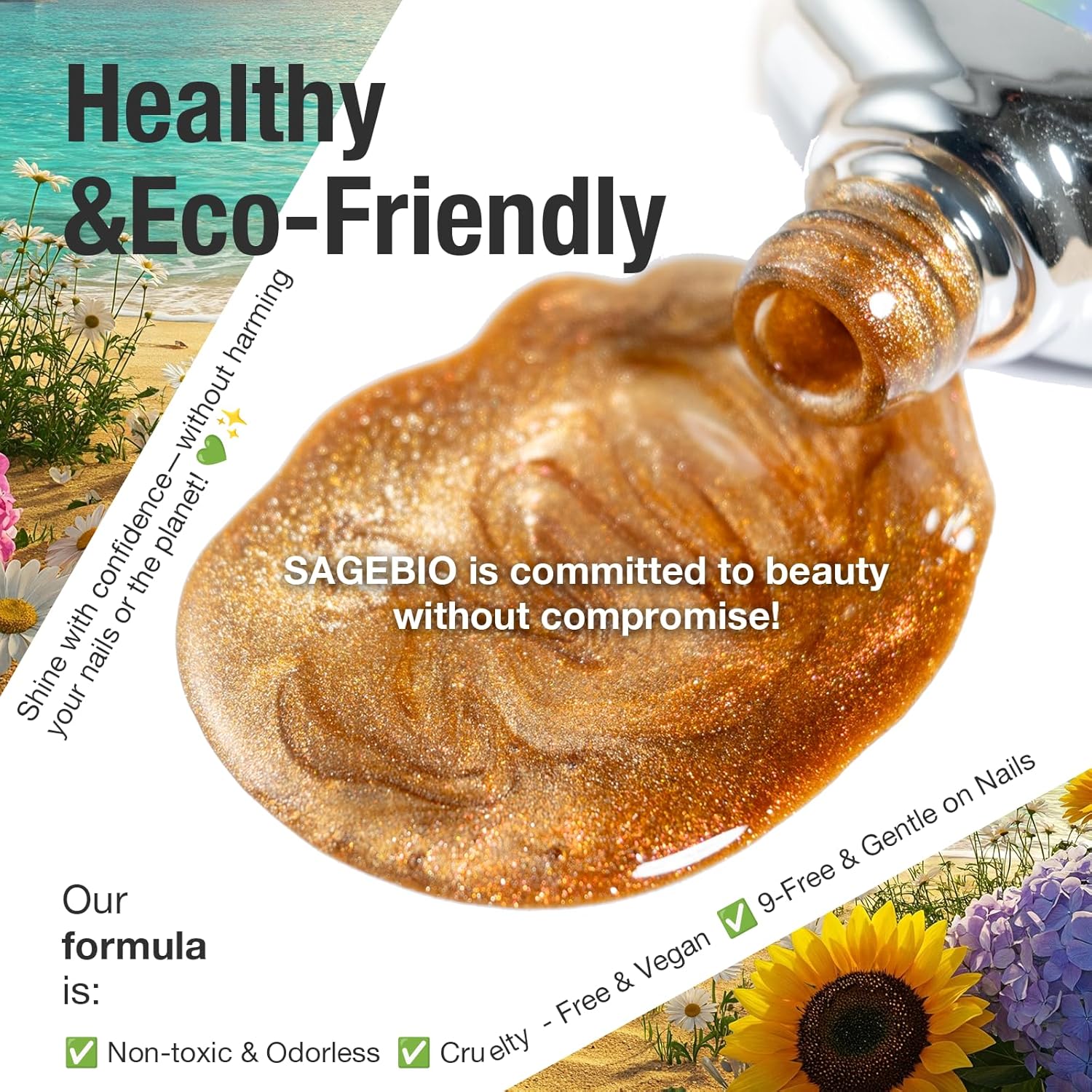 Cat Eye Gel Nail Polish, 15ml Magnetic Gel, High-Gloss Finish, Long-Lasting, DIY Manicure Kit with Magnet Stick, Stunning 3D Magnetic Effect, 06-BrightBean Baby