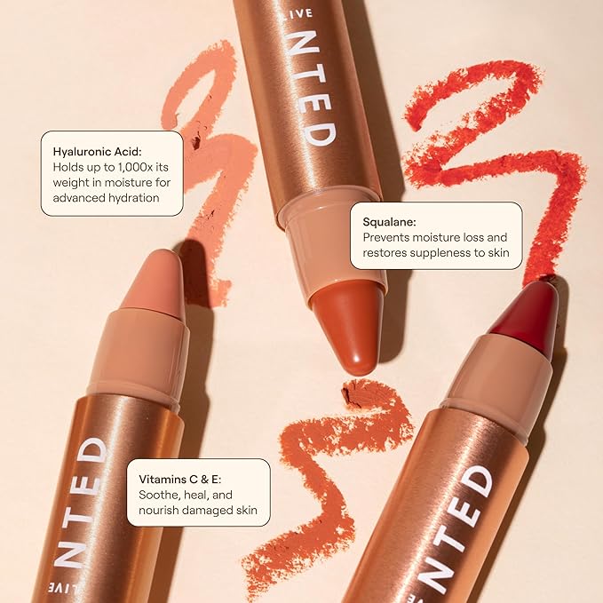 Live Tinted Hyperpigmentation Essentials Glow Up Set: Includes Mini Superhue Hyperpigmentation Serum Stick, Mini Hueguard 3-in-1 Mineral SPF 30, and Full-sized Huestick in Rise, 3-Piece Set-BrightBean Baby