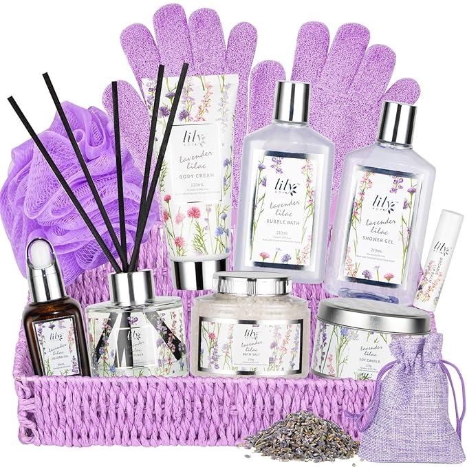 Mothers Day Gifts for Mom - Ultimate 14-Piece Aromatherapy Bath & Body Gift Set, Spa Gift Basket, Bath Collection with Bath Bomb | Christmas Birthday Gift, Perfect Present for Her & Mom All Occasions-BrightBean Baby