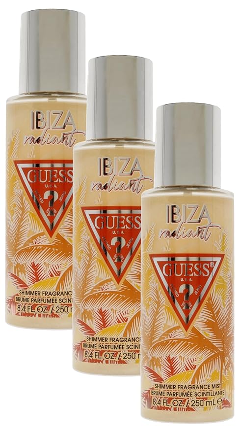 GUESS Ibiza Radiant Shimmer Fragrance Mist Women 8.4 oz (Pack of 3)-BrightBean Baby