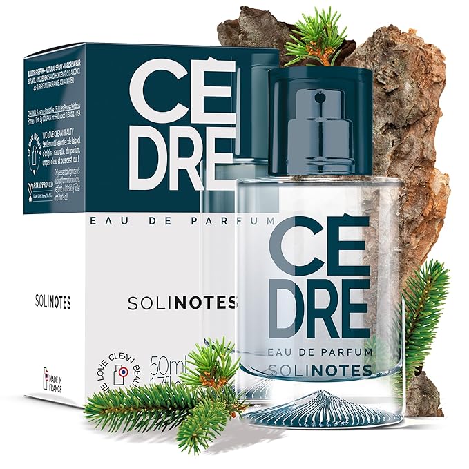 SOLINOTES Cedarwood Perfume for Men - Eau De Parfum | Refined Woody and Soothing Fragrance - Made in France - Vegan - 1.7 fl.oz-BrightBean Baby