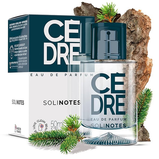 SOLINOTES Cedarwood Perfume for Men - Eau De Parfum | Refined Woody and Soothing Fragrance - Made in France - Vegan - 1.7 fl.oz-BrightBean Baby