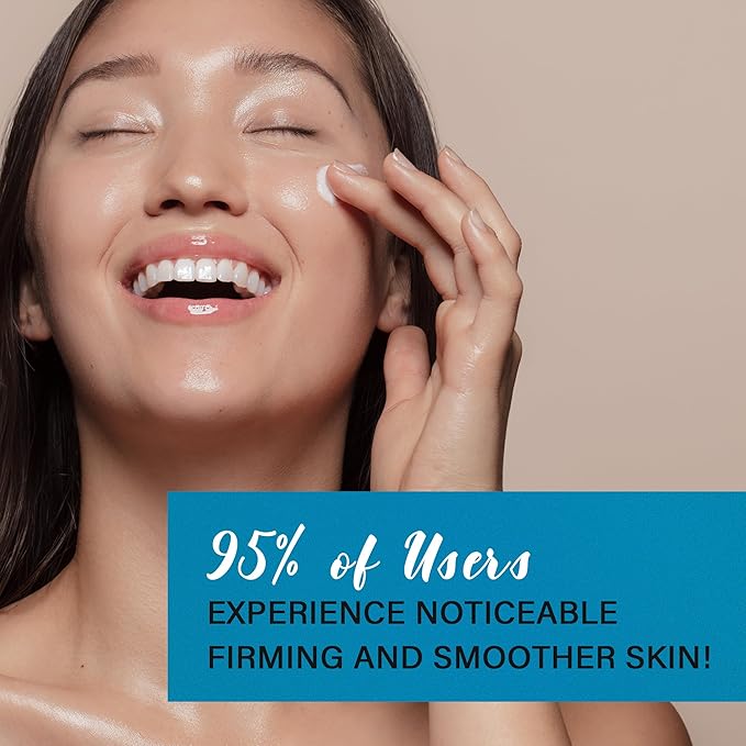 Tighten and Lift Neck Cream: Instant Face Lift Cream - 6-in-1 Anti-Aging Face Moisturizer for Anti-Wrinkle, Firm - Collagen, Retinol, Peptides & Hyaluronic Acid Neck Firming Cream for Skin Care-BrightBean Baby