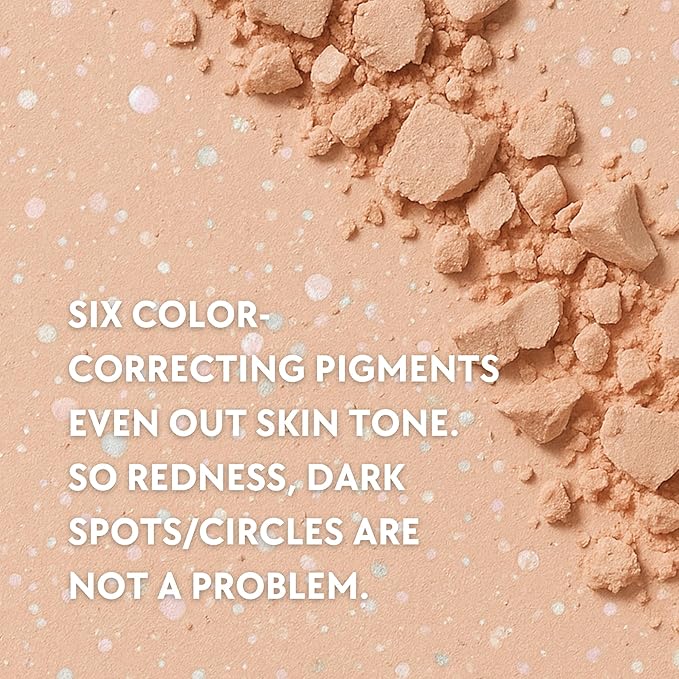 Ready to Wear Lasting Couture Finish - Color Correcting Powder Makeup Compact, Universal Correcting Foundation - Deluxe Size-BrightBean Baby