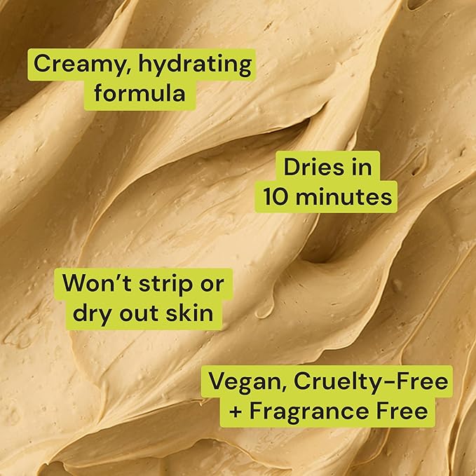 Gleamin Vitamin C Clay Mask for Dark Spots, Turmeric Clay Face Mask Skin Care, Deeply Cleanses & Refines Pores, Brightens Uneven Tone and Helps Improve Post-Blemish Scarring & Texture - 5 Oz-BrightBean Baby