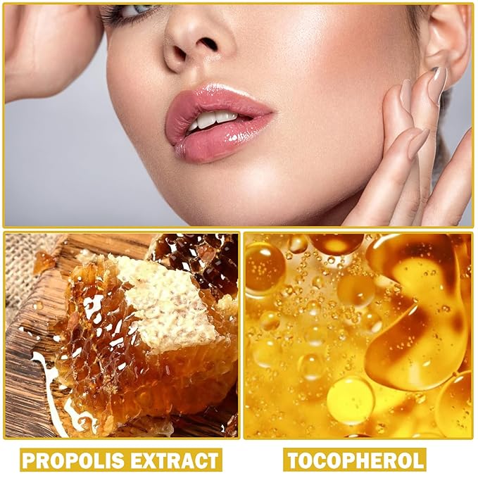 2PCS Bee Lip Balm Honey Pot Honey Lip Balm Sleeping Lip Mask Silky Hydrating Bee Lip Balm Lip Mask Overnight Lip Care Products-BrightBean Baby