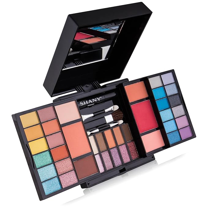 SHANY Timeless Beauty Makeup Kit - 36 Eye Shadow colors, 6 Blushes, Mini Mascara, and Applicators-BrightBean Baby