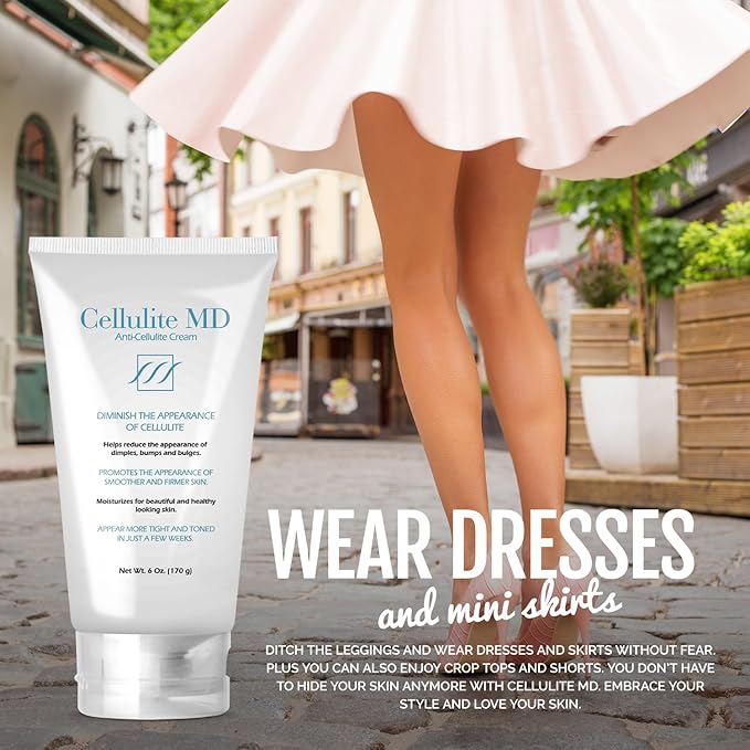 FIRMING TONING Cream Diminish Appearance Of Cellulite 6 oz New by Cellulite MD-BrightBean Baby