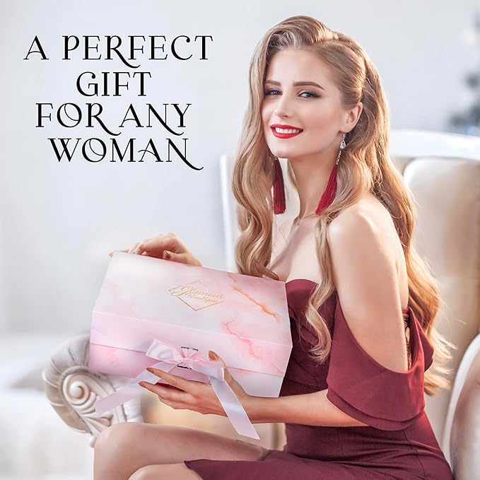 Skin Repair Spa Gift Set - 8 Piece Skin Care Products for Women, Beauty & Personal Care - Full Size Skincare Set Spa Gift Basket, Infused with Minerals & Vitamins - Gift Box Spa Kit-BrightBean Baby