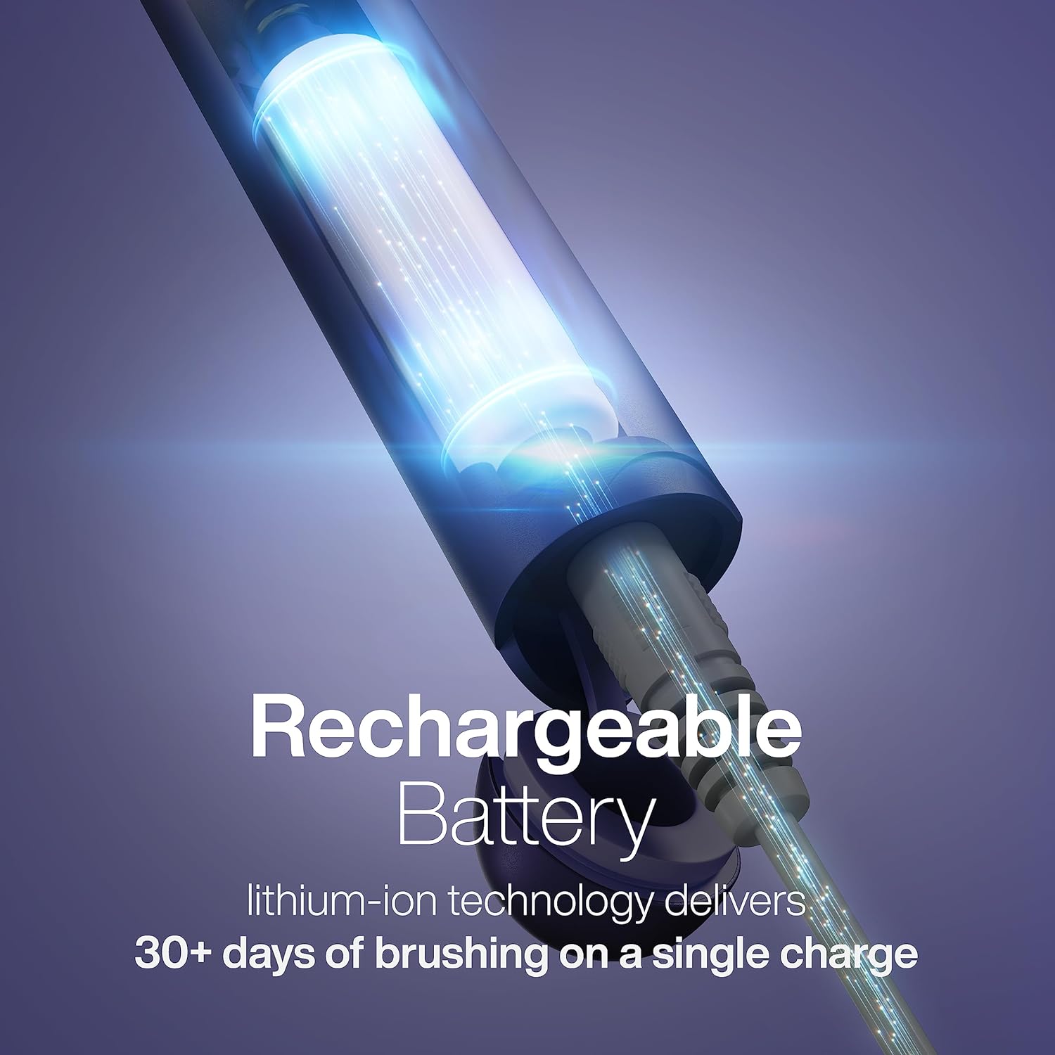 Aquasonic Icon ADA-Accepted Rechargeable Toothbrush | Magnetic Holder & Slim Travel Case | 2 Brushing Modes & Smart Timers | Gentle Micro-Vibrations (Lilac)-BrightBean Baby