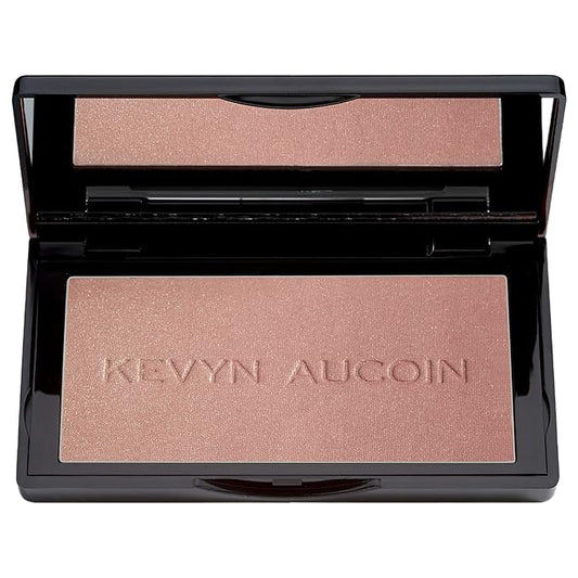 Kevyn Aucoin The Neo-Bronzer, Sunrise Light: 3 in 1 makeup palette. Highlighter, blush & bronzer in one smooth gradient makeup compact. Shimmer & matte in light, medium & deep. Sun-kissed to bronzed.-BrightBean Baby