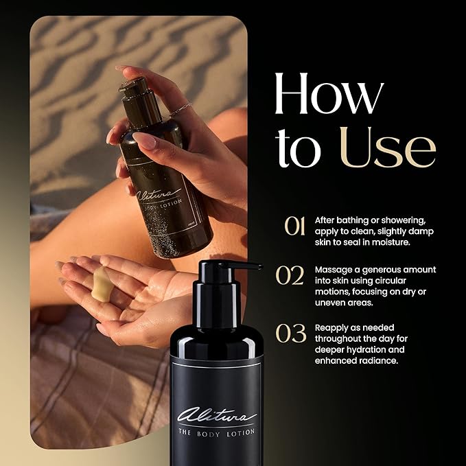 Alitura Naturals Organic Face & Body Lotion – Anti-Aging Moisturizer with Olive Oil & Acai Butter – Hydrating Cream for Dry, Sensitive & Aging Skin – For Men & Women – 200ml-BrightBean Baby