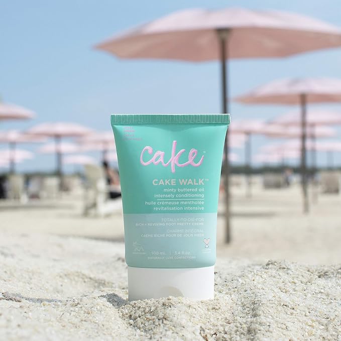 Cake Beauty Walk Triplemint Foot Crème, 3.4 Fluid Ounce (Pack of 3)-BrightBean Baby