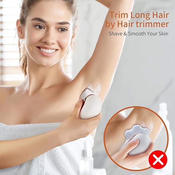 Women's Electric Razors for Women Legs Pubic Facial Hair Removal 3 in 1 Womens Electric Shaver for Women,Bikini Trimmer for Lady,Magnetic Head Shaver for Men,Waterproof-BrightBean Baby