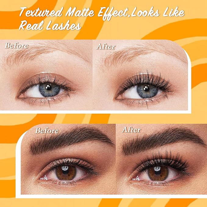 Fluffy Lash Clusters - 360Pcs Natural 0.05D Eyelash Clusters, Left & Right Eyelashes, Urtra Lightweight Cat Eye Clusters for Starter DIY at Home(Eyelashes Only）-BrightBean Baby