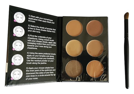 Cameo Contour Palette and Brush Set II-BrightBean Baby