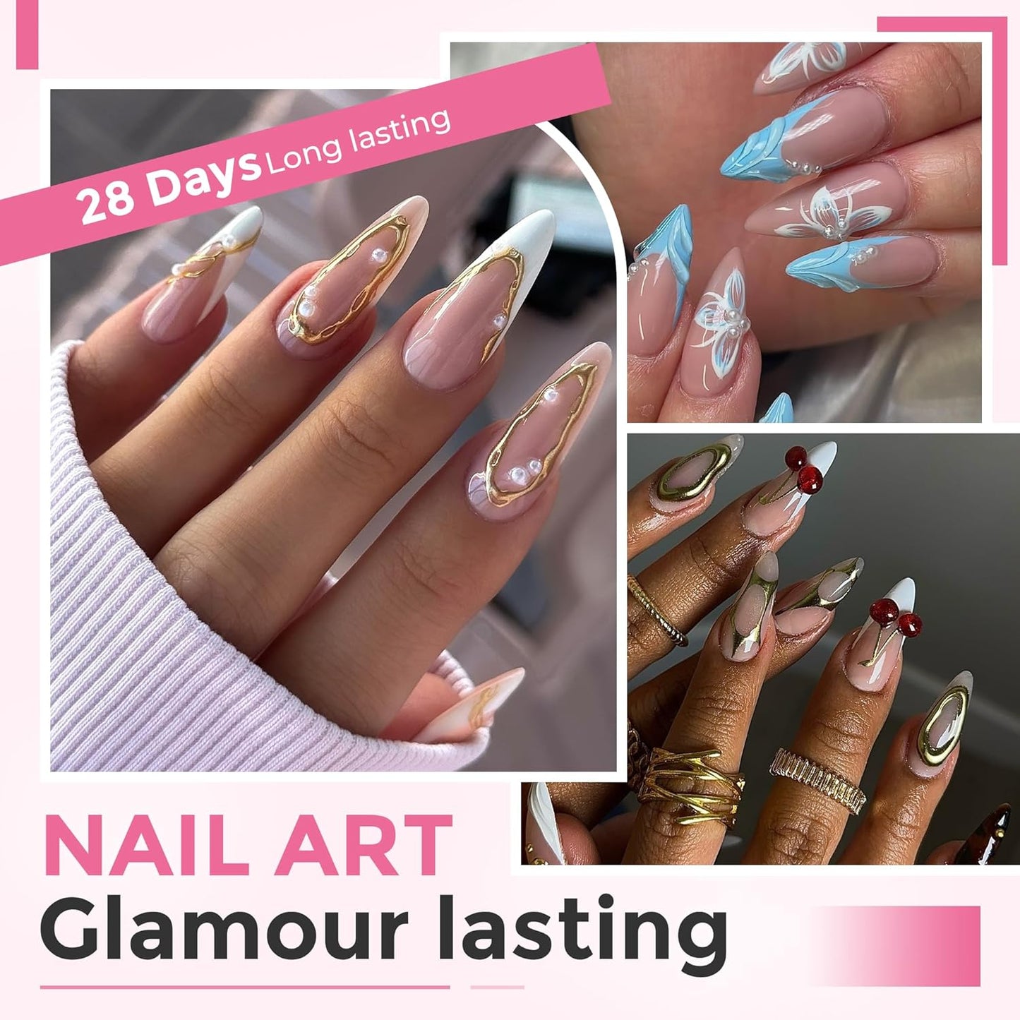 Long Stiletto Nail Tips: 240pcs Long Almond Matted Stiletto Gel Nail Tips No C Curve False Acrylic Fake Nails Full Cover Press On Nails Extensions DIY Home Salon 12 Sizes-BrightBean Baby