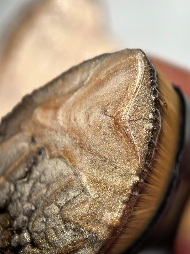 Corlo Body Shimmer Oil Liquid Glitter Face Luminizer Glow Highlighter Waterproof Long Lasting Moisturizing Luminizer FaceProm Party Makeup Brush Include(Rose Gold, Body Oil)-BrightBean Baby