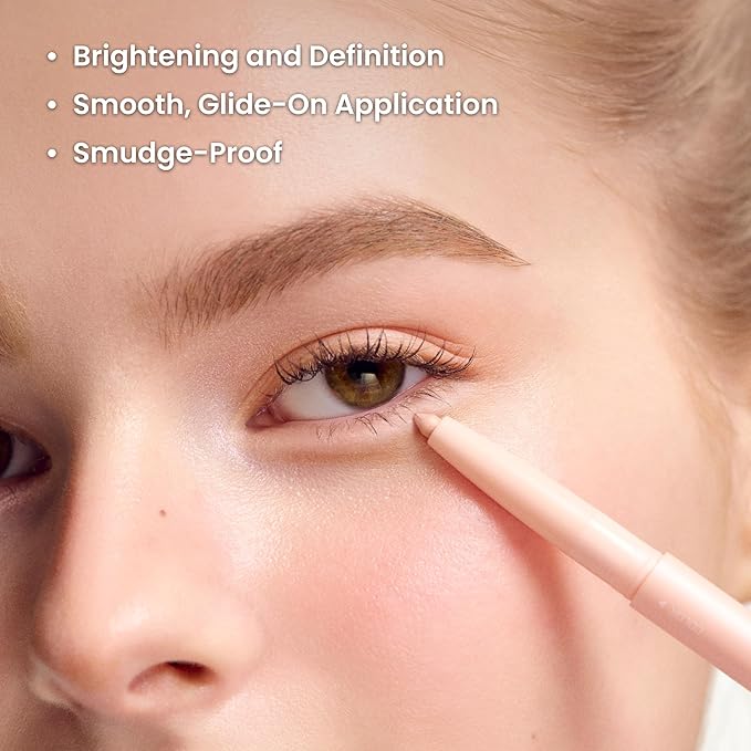 COLORGRAM Under Eye Highlighter Stick 07 Warm Peach | Silky-Smooth Long-Lasting Highlighter & Contouring Stick for Smudge-Proof, Shining Daily Makeup | K-Beauty Face Highlighters & Luminizers-BrightBean Baby