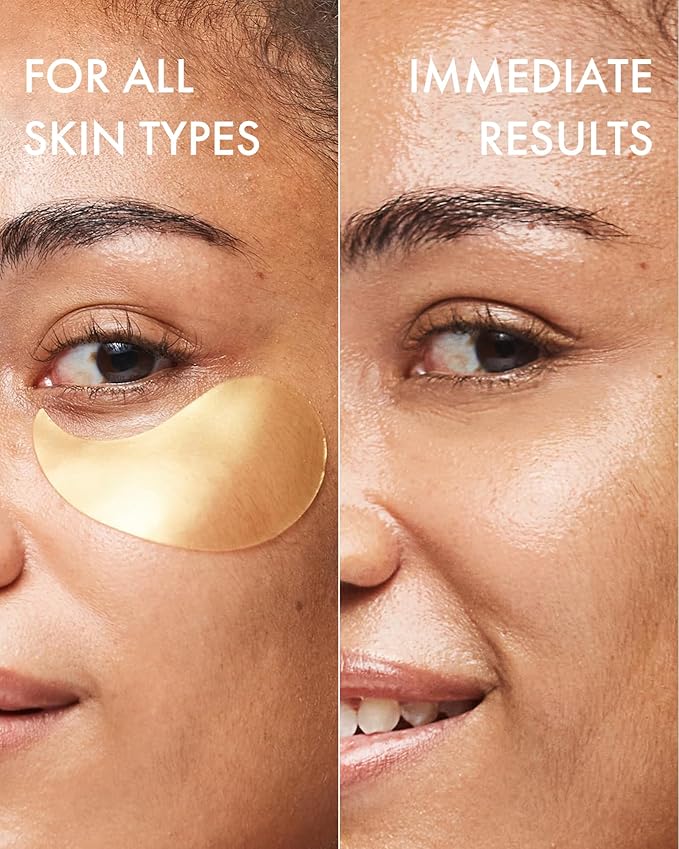 depology Restoring Hydrogel Under Eye Patch | 60 Patches | Brightening Caffeine Gold Pads for Dark Circles | Puffiness | Wrinkles | Refresh | Travel-BrightBean Baby