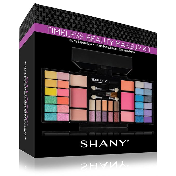 SHANY Timeless Beauty Makeup Kit - 36 Eye Shadow colors, 6 Blushes, Mini Mascara, and Applicators-BrightBean Baby