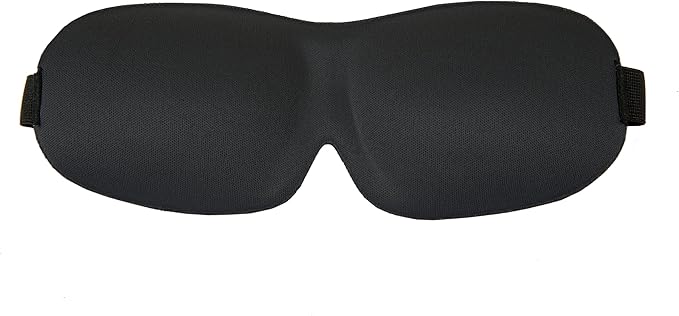 Travelon Eye Mask, Black, 8 x 3-BrightBean Baby