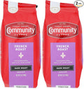 Community Coffee French Roast 12 Ounces, Extra Dark Roast Ground Coffee, 12 Ounce Bag (Pack of 2)