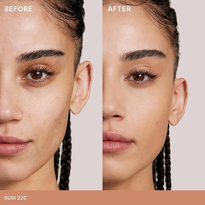 ILIA - Skin Rewind Complexion Stick - Foundation + Concealer + Skincare | Non-Toxic, Vegan, Cruelty-Free, Clean Makeup (22C - Sugi, 0.35 oz | 10 g)-BrightBean Baby