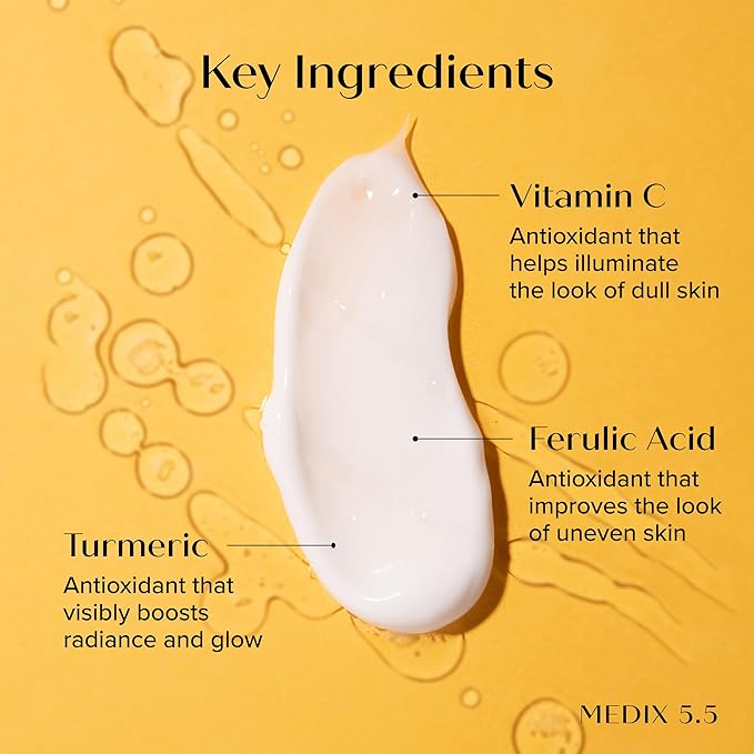 Medix 5.5 Vitamin C Cream Face Lotion & Body Lotion Moisturizer | Anti Aging Skin Care Firming & Brightening Cream Diminishes The Look Of Uneven Skin Tone, Age Spots, & Sun Damaged Dry Skin, (2-Pack)-BrightBean Baby