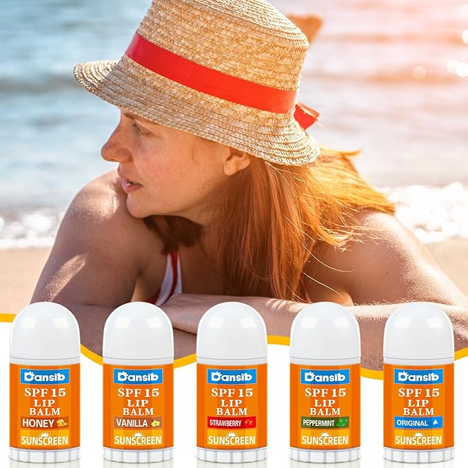 75 Pcs Mini Sunscreen Lip Balms Bulk SPF 15 Lip Balm Sticks Lip Balm Favors with Sunscreen Employee Staff Appreciation Gifts Bulk Team Coworkers Christmas Gifts for Outdoor Travel Beach-BrightBean Baby