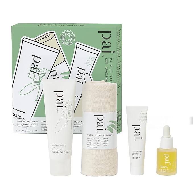 Pai Skincare - Organic 3-Step Calm It Kit For A Soothed Complexion | Natural, Vegan, Sensitive Skincare-BrightBean Baby
