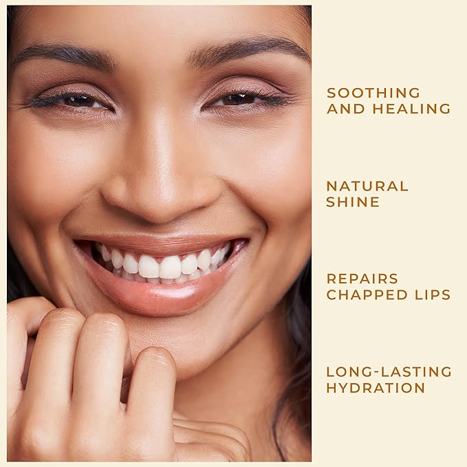 Pineapple Melon Lip Balm Hydrating & Nourishing Lip Moisturizer with Squalane, Castor Oil, Castor Oil, and Vitamin E, Smooth Application, Lip Care, Barrier Protection, Non-Waxy, Refreshing Scent-BrightBean Baby