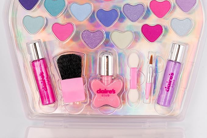 Claire's Club Pink Cupcake Makeup Case- Designed for Little Girls Ages 3 to 6-BrightBean Baby