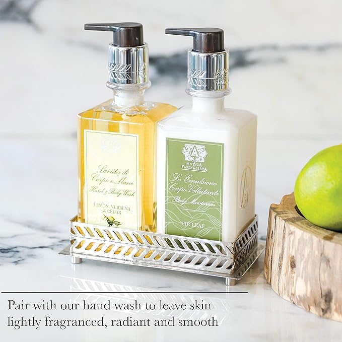 Antica Farmacista Body Moisturizer - Moisturizing Scented Lotion - Premium Body Moisturizer - Luxury Gift for Women & Men - Hand & Skin Hydration - Bergamot & Ocean Aria, 10 Fl Oz-BrightBean Baby