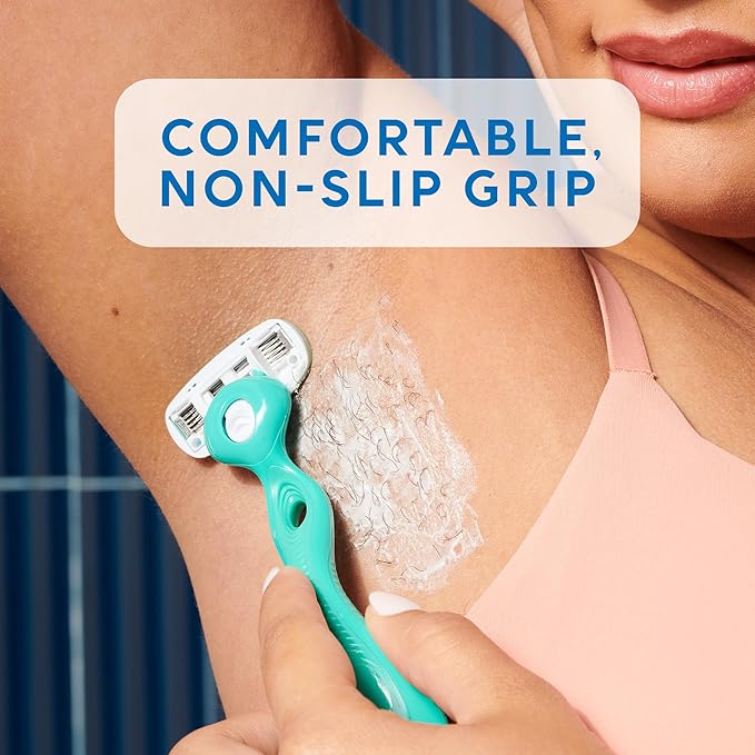 Schick Hydro Silk Ultra Sensitive Razor for Women | Womens Razor for Sensitive Skin, 5 Blade Razors for Women, Womens Razors for Shaving, Includes 1 Handle & 5 Refills-BrightBean Baby