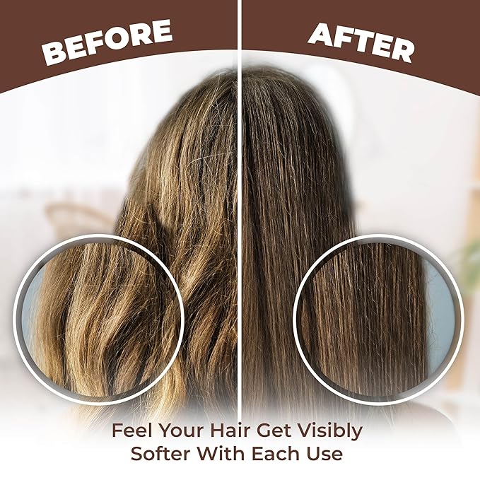 HerStyler Hair Serum - Argan Oil, Vitamin E, and Aloe Vera for Repair, Anti-Frizz for All Hair Textures, Nourishing for Enhanced Shine, Non-Greasy, Suitable for Color Treated Hair-BrightBean Baby