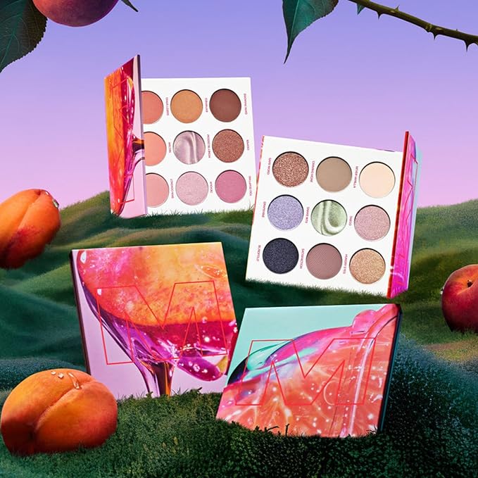 Morphe Pulp Fantasy Artistry Palette - Foil-Effect Eyeshadow Palette with Matte, Shimmer & Foil Finishes - Violet, Rich Taupe & Brown Eyeshadow with Luminous Payoff (0.35 oz)-BrightBean Baby