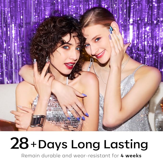 modelones Cat Eye Gel Nail Polish 6 Colors Red Green Silver Purple Blue Glitter Cat Eye Gel Polish Holographic 9D Semi-transparent With Magnet Soak Off Led Nail Art DIY Salon Gifts For Women Girl-BrightBean Baby