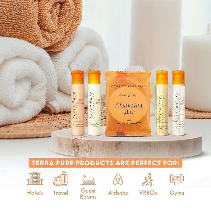 Terra Pure Wild Citrus | 1 oz. Liquids and 1 oz. Bar Soaps | 1-Shoppe All-In-Kit-BrightBean Baby