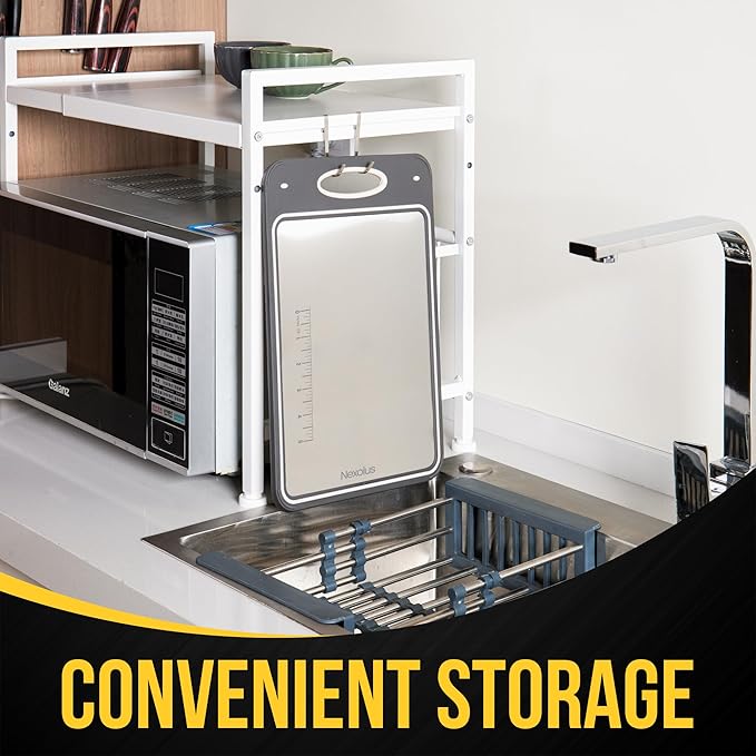 2 Pack Double Sided Stainless Steel Cutting Board Set - 16x11" + 14x9" - Non Slip Chopping Boards for kitchen with Deep Juice Groove, Built-In Measurement Scale, Garlic Grater, & Easy to Clean