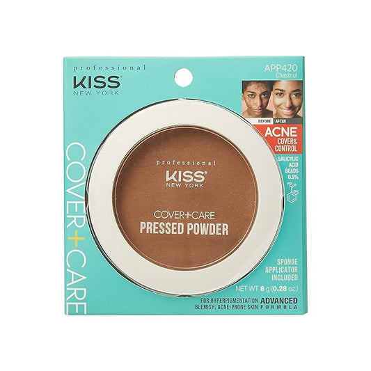 KISS Cover and Care Acne Control Pressed Powder- APP420 (Chestnut)-BrightBean Baby