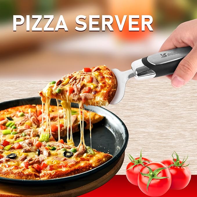 MSY BIGSUNNY Pie Server Cake Server Stainless Steel Pizza Server