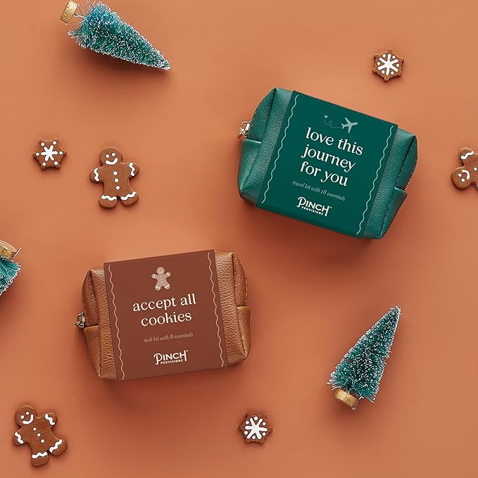 Pinch Provisions Travel Kit, includes 18 Must-Have Emergency Essential Items for Travelling, Ideal Road Trip or Airport Gift for Friends, Family & Peers, Portable Pouch-BrightBean Baby