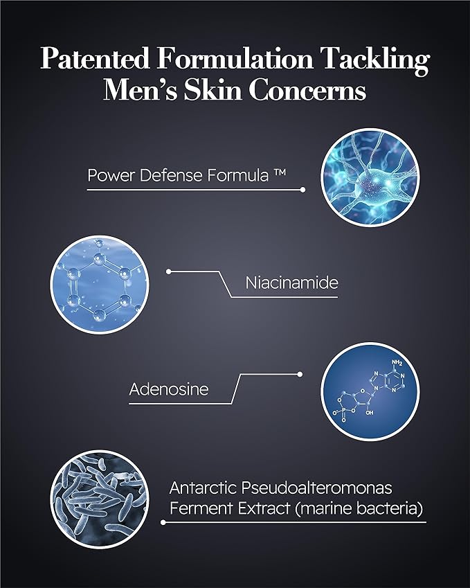 ISA KNOX Age Focus Homme (Premium Skincare Gift Set, 12.2fl oz) - Even Skin Tone & Wrinkle Care. Toner and Lightweight Moisturizer Set , Niacinamide, Adenosine | Korean Skincare,-BrightBean Baby