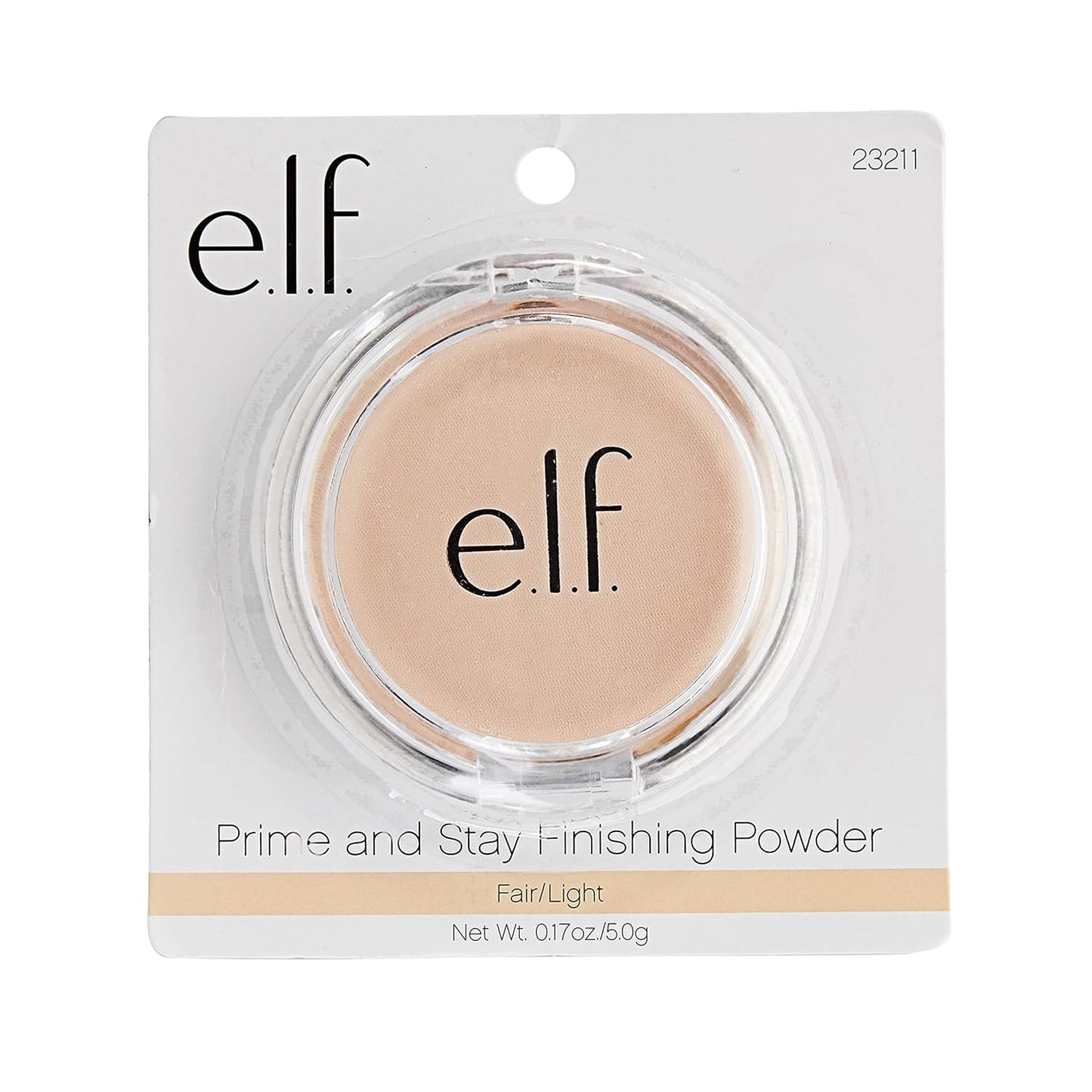 e.l.f. Prime & Stay Finishing Powder, Sets Makeup, Controls Shine & Smooths Complexion, Delivers A Matte Finish, Vegan & Cruelty-Free, Fair/Light-BrightBean Baby