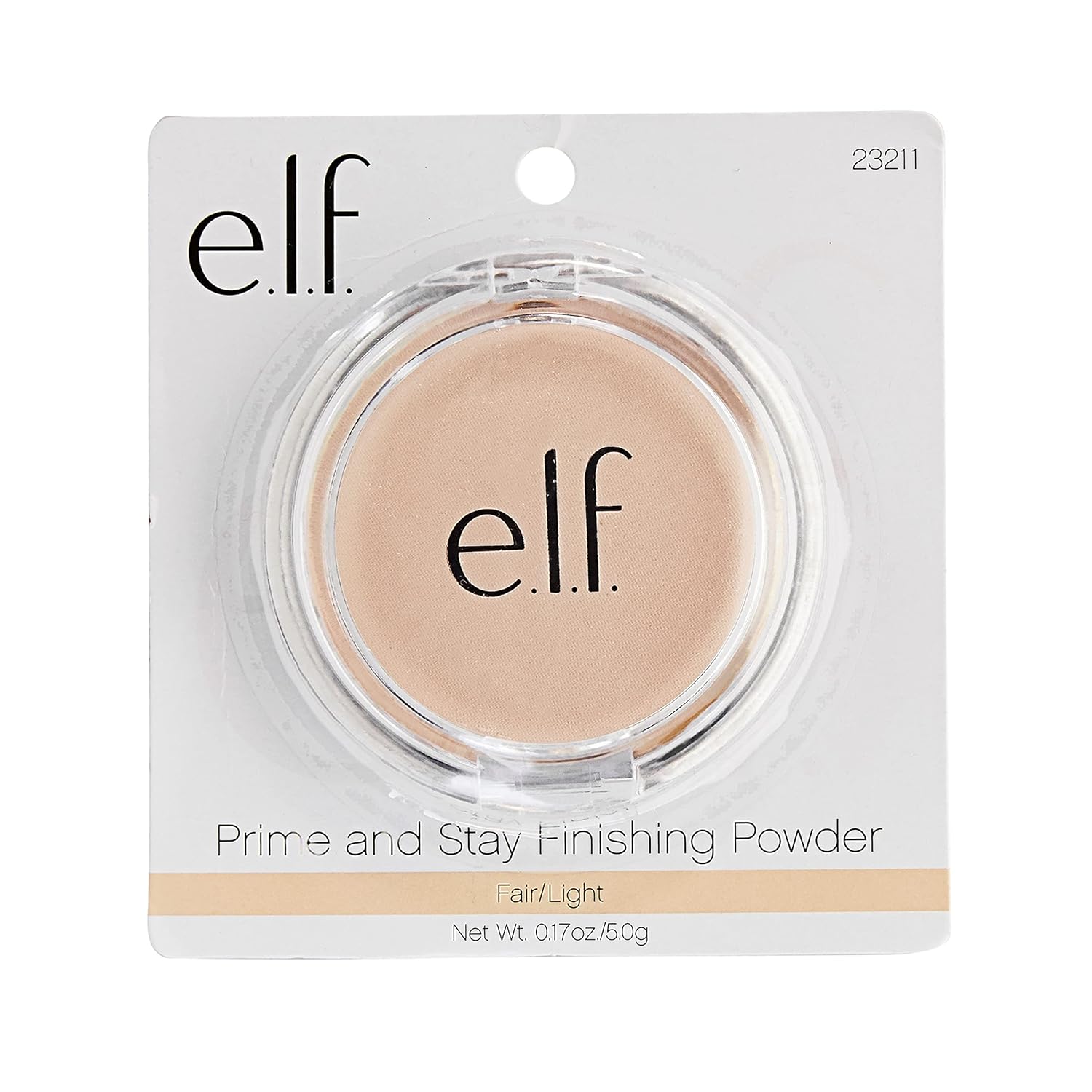 e.l.f. Prime & Stay Finishing Powder, Sets Makeup, Controls Shine & Smooths Complexion, Delivers A Matte Finish, Vegan & Cruelty-Free, Fair/Light-BrightBean Baby